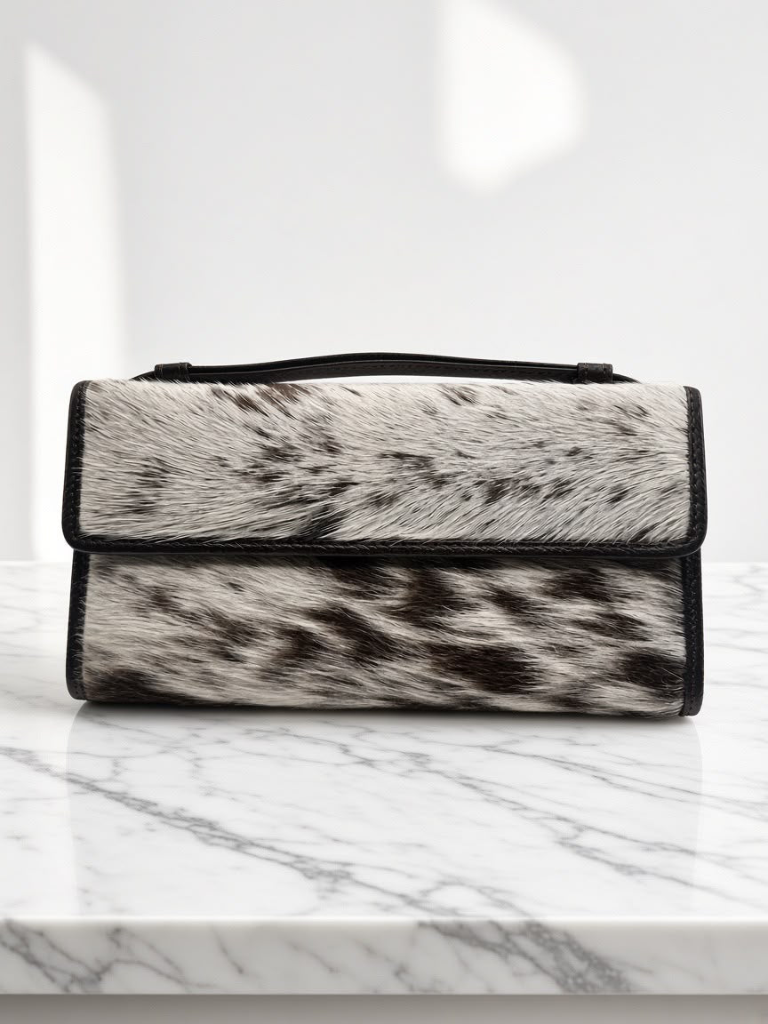 Women's Cowhide Leather Wallet/Wristlet