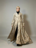 Gold Brocade Abaya