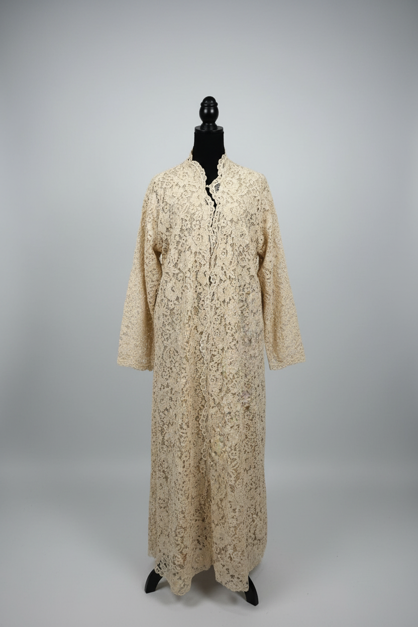 Cream Abaya - Full Length
