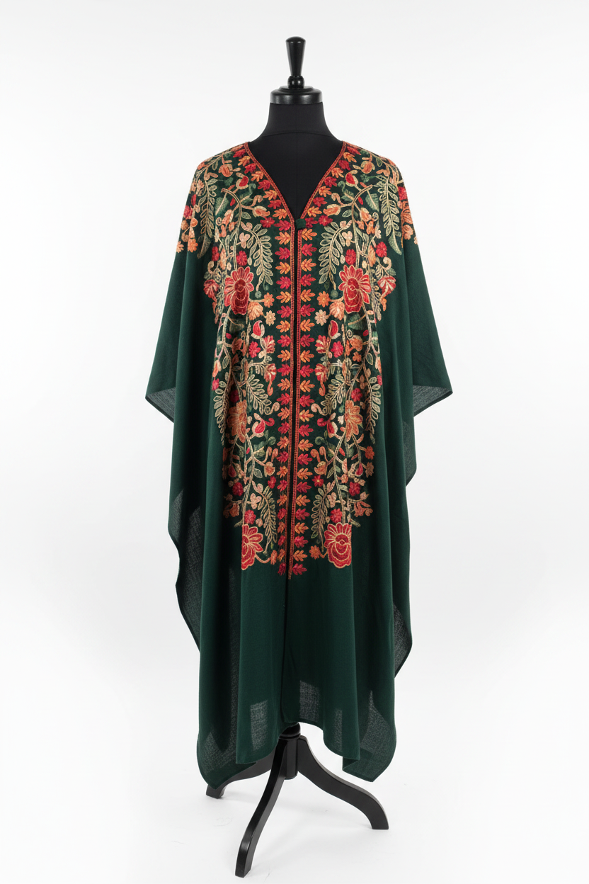 Embroidered Kimono Duster – Front