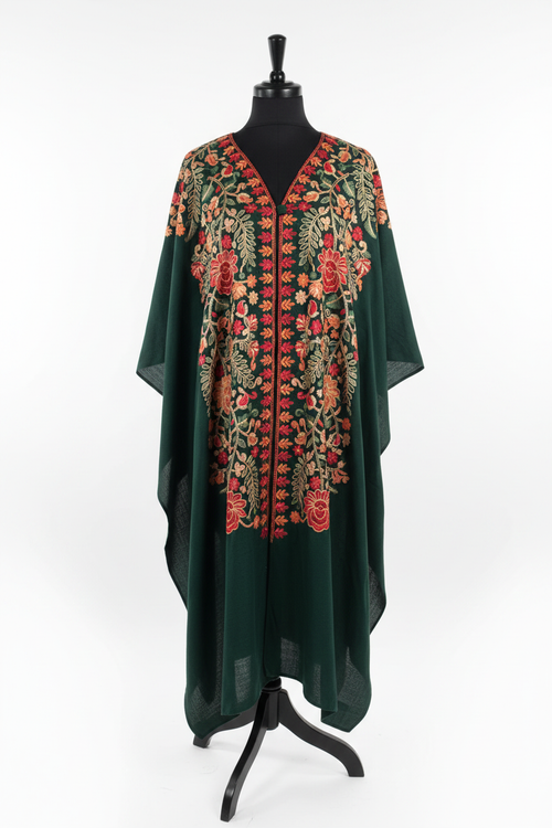 Embroidered Kimono Duster – Front