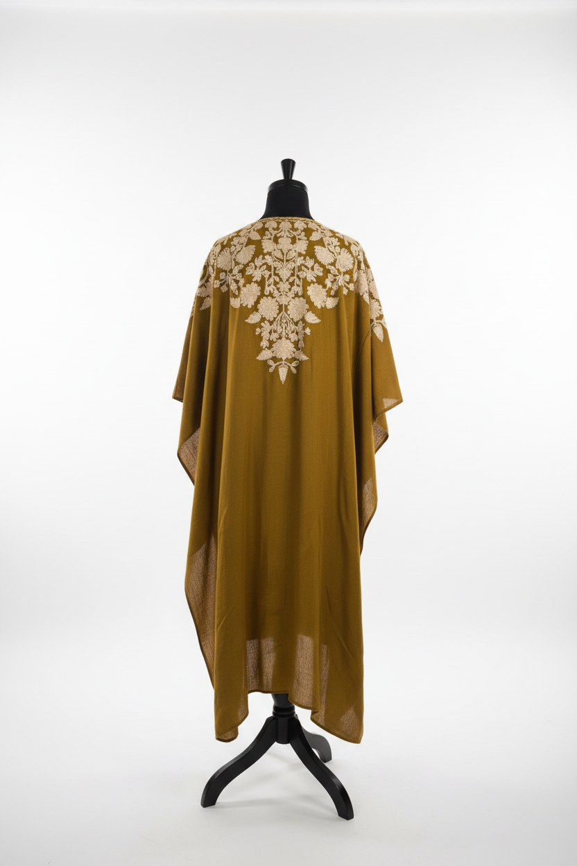 Mustard Gold Kimono Duster – Back