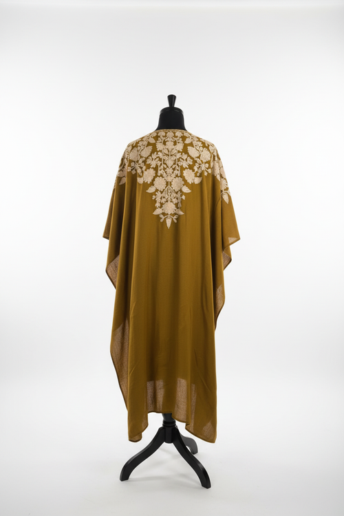 Mustard Gold Kimono Duster – Back