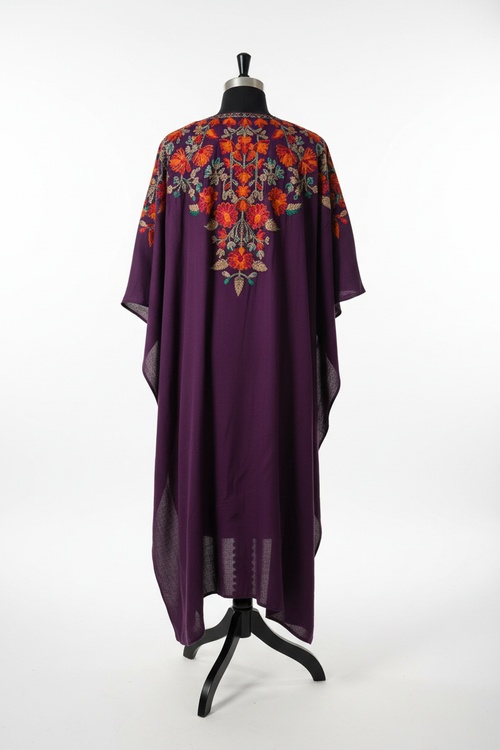 Purple Kimono Duster Back